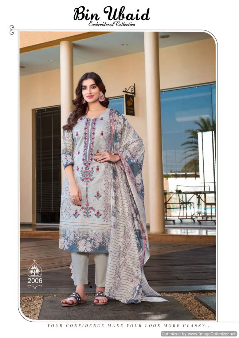 Bin Ubaid Vol 2 By Al Karam Pure Cotton Pakistani Dress Material Wholesalers In Delhi